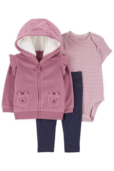 Carter's Baby Girl Cardigan Set 3 Pack
