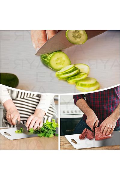 eryahome High End Quality - Antibacterial and Stainless Cutting Board