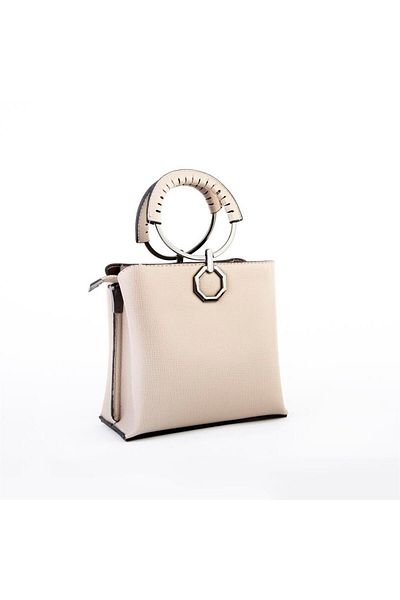 Nas Bag Geantă de damă cu lanț elegant - Sand Liza