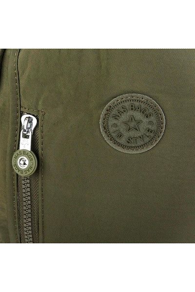 Nas Bag Unisex Harmful Chemical Free Waterproof Backpack Dark Green
