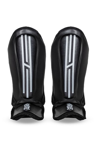 Hercules Fight Gear واقي كافال أسود لامع، ركلة الملاكمة