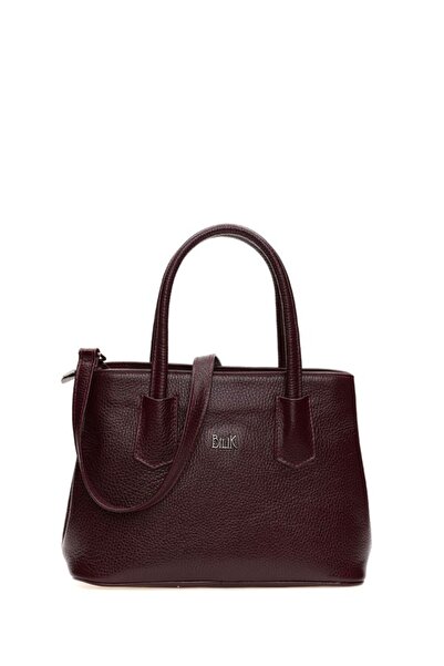 Bilik Deri Burgundy Women's Handbag Blm2028