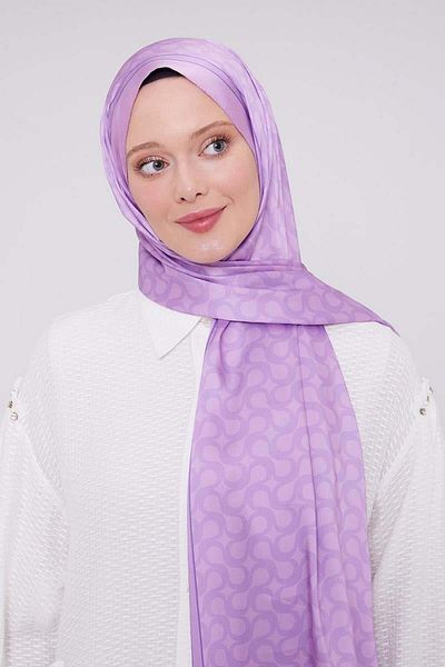Levidor Purple S Pattern Angel Shawl