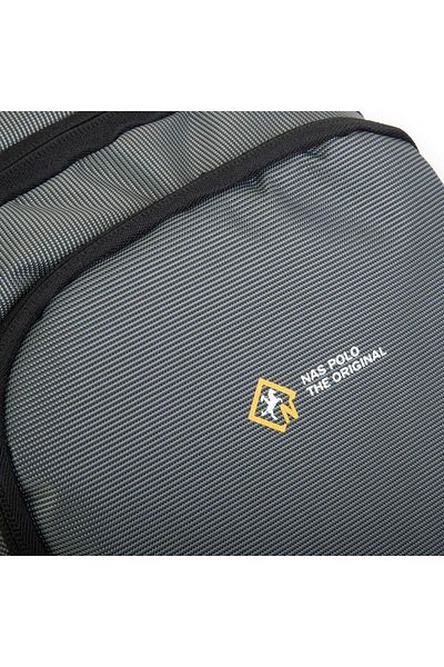 Nas Bag -nas Polo (WATERPROOF) Outdoor Men's Backpack Gray Anthracite (25X39X10 CM)