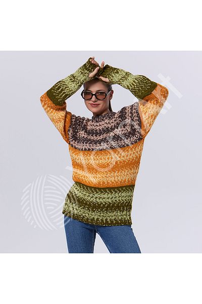 Yarnart Cliff Marbled Hand Knitting Yarn - Marbled-8307