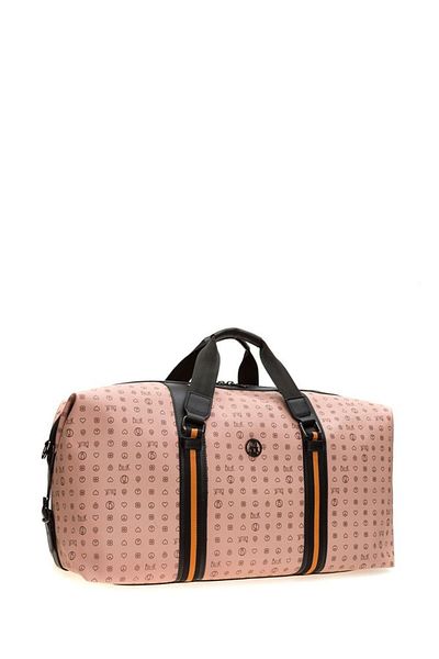 Bilik Deri Μονόγραμμα Ροζ Unisex Τσάντα Ταξιδίου Rh25 Duffle-mn