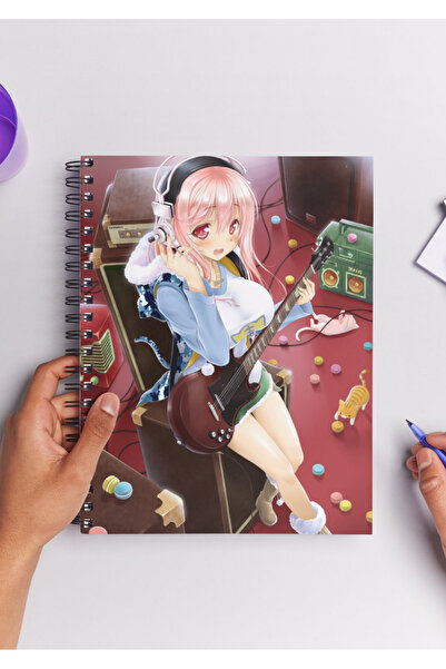 Home Super Sonico Anime Spiral Notebook A5 (50 Sheets)
