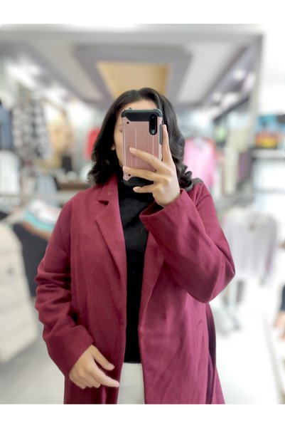 Sublime Butik Belted Lined Cashmere Coat