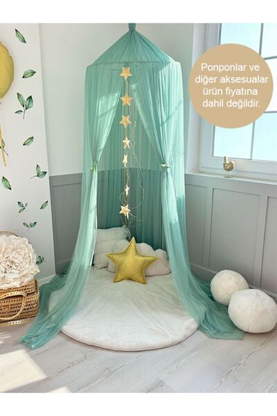 PAMUKA Tül Cibinlik Basic Sage Green