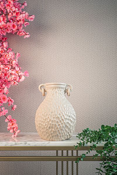 Ella's Design Studio Latte Vase with Handle - Decorative Home Gift, Test Vase Decor, Home Decoration
