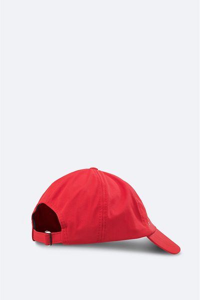 Avva Men's Red Slogan Printed Sports Hat A31y9200