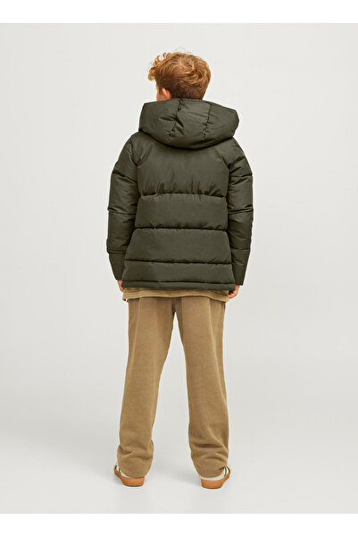 Jack & Jones Khaki Boy's Puffer Jacket 12260052