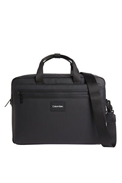 Calvin Klein Siyah Erkek Laptop Çantası CK ESSENTIAL CONV LAPTOP BAG RUB