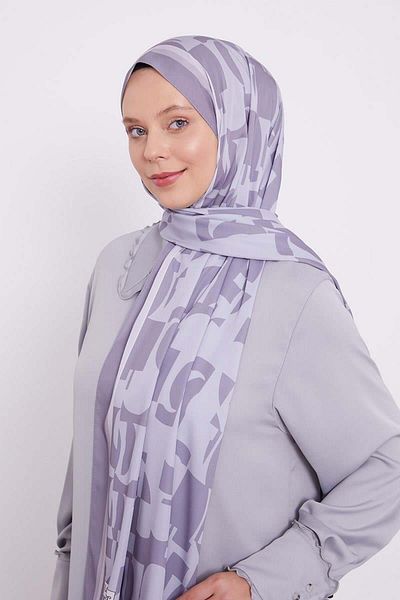 Levidor Smoked Abstract Pattern Club Shawl