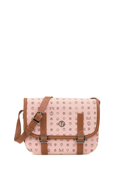 Bilik Deri Монограма Рожево-коричнева жіноча сумка через плече IV Z-24-MN