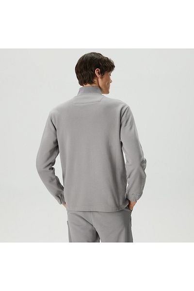 United 4 United4 Half Zip Plush Men's Gray Sweatshirt
