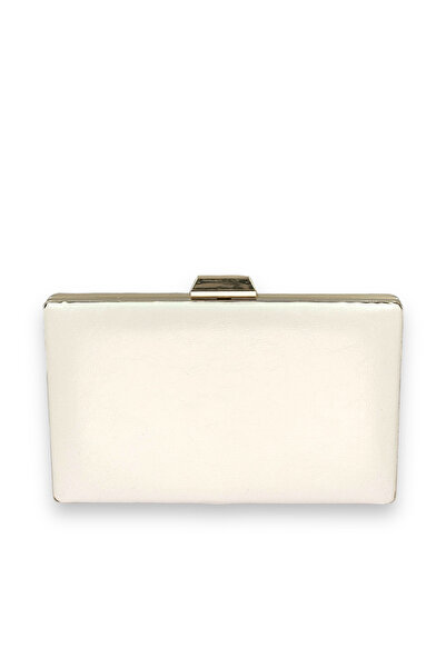 Wedding Fashion Geanta de seara din piele lacuita Sedef Ecru Geanta de seara ...