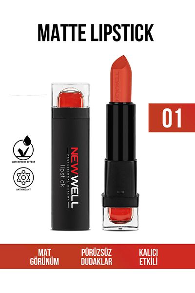 New Well Lipstick 01 - Stylish and Comfortable Fit