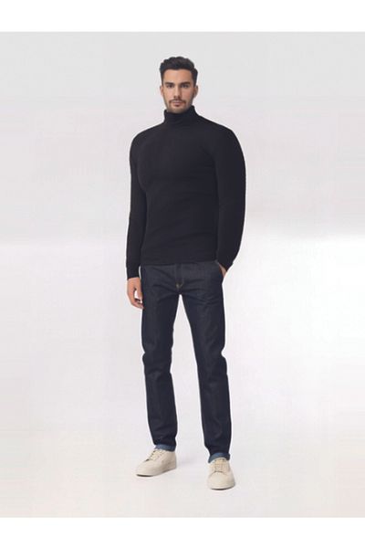 FAVORİM Pulover cu gât cu nervuri unisex
