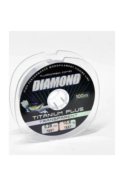 BAUER Diamond Titanium Plus Power 0,40 mm 100Mt Reel Fishing Line - Color: Smoked 21.2 kg