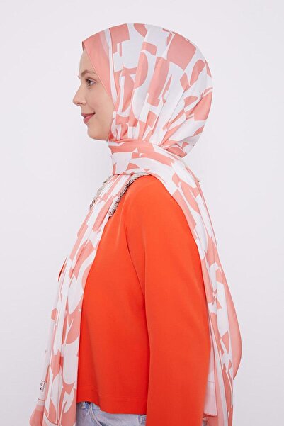 Levidor Σάλι Club με αφηρημένο σχέδιο σολομού