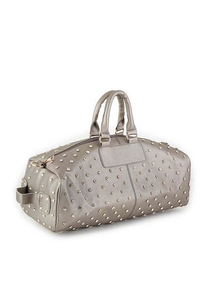 Nas Bag Gray Natural Women's Bag - Studded, Wide Hand
