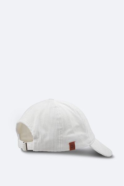 Avva Men's Ecru Corduroy 100% Cotton Sports Hat A32y9203