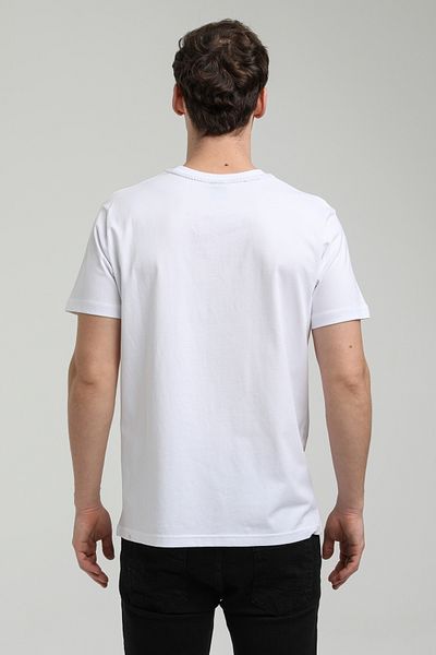NEW WORLD POLO Crew Neck White Slim Fit T-Shirt 23ssm20299