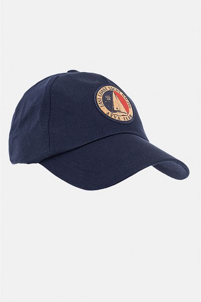 Avva Ανδρικό αθλητικό καπέλο Navy Blue 100% βαμβακερό λογότυπο A31y9202