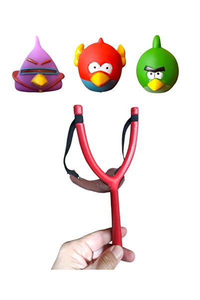 PopŞeker Çocukların En Sevdiği Oyuncak! Angry Birds 1 Sapan 3 Karakter Seti i...
