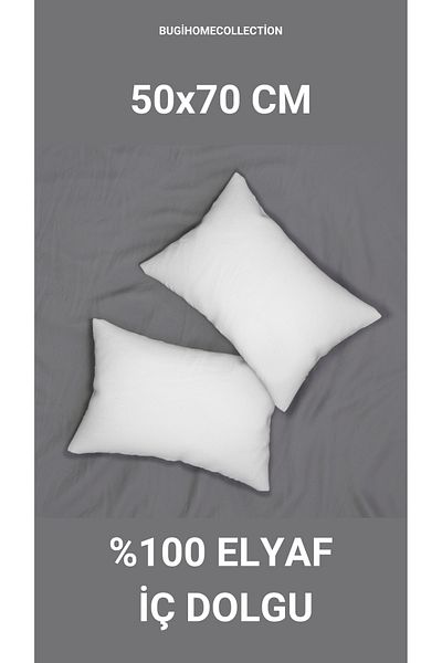 BUGİ HOME COLLECTİON 100% Fiber Cushion Inner Pillow 1St Quality