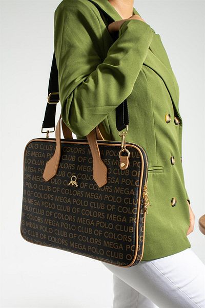Çlk Accessories Women's Laptop Bag with Written Hand & Shoulder Strap