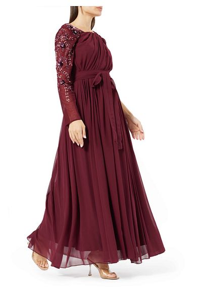 Amri Ruched Chiffon Dress