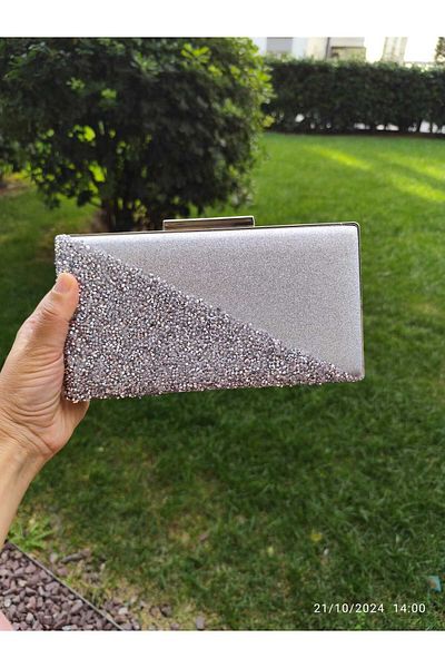 lowell home Βραδινή τσάντα φορέματος Half Stone Box