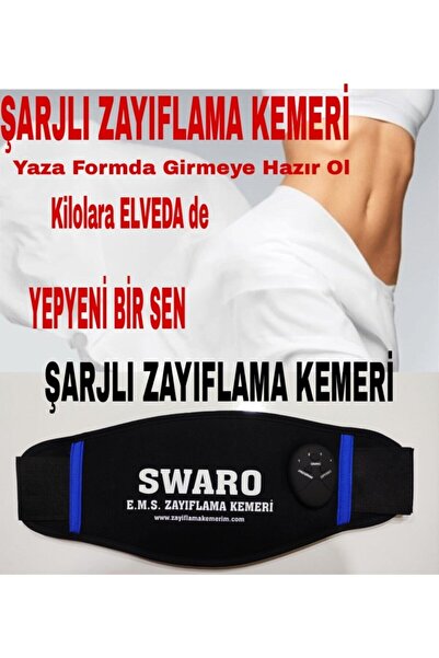 SWARO Şarjlı Kemeri Yag Kas ,sıkılaşma Masaj Titreşim Incelme Egzersiz Yardım...