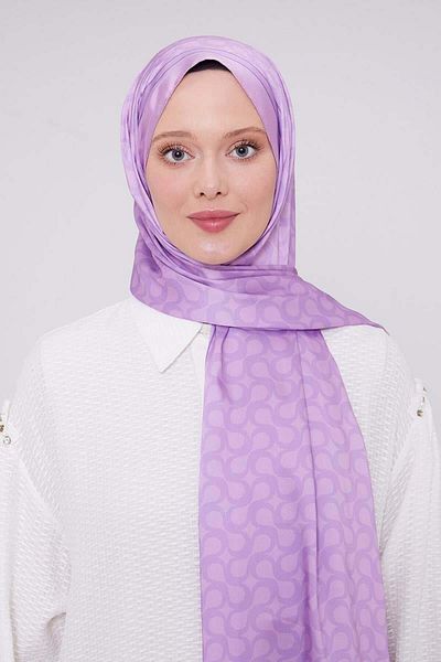 Levidor Purple S Pattern Angel Shawl