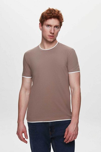 Tween Brown 100% Cotton Mercerized T-Shirt