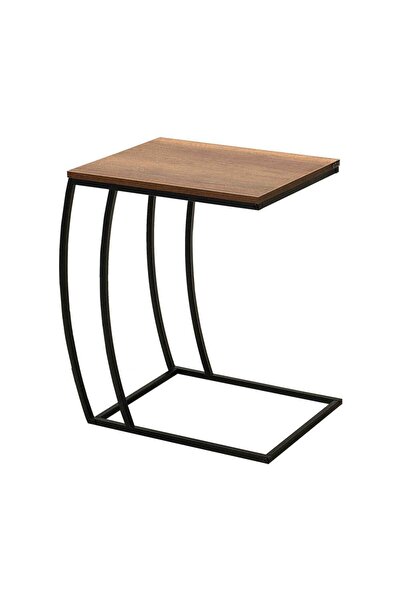 Adore Mobilya Profile C Sehpa - Koyu Ceviz (oslo Ceviz) 50x62x35 Cm (gxyxd)