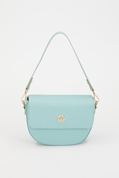 Levidor Water Green Pette Pattern Shoulder Bag