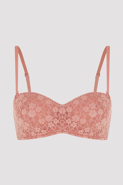 Penti Sutien cu sârmă din dantelă Dusty Rose Delila