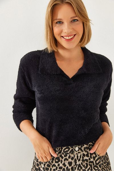 Bianco Lucci Dámský svetr Polo Neck Soft 60351092