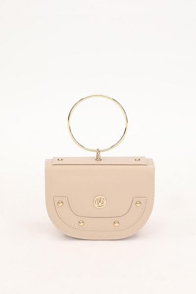 Levidor Mink Patent Leather Metal Handle Handbag