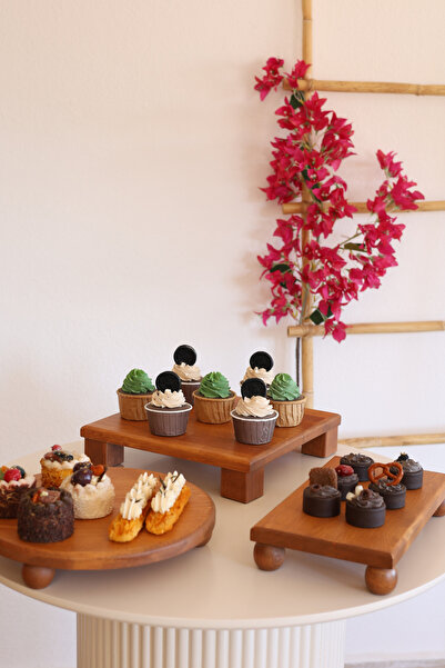 kitchen trend Justwood Ahşap Kahvaltılık Sunum Servis Tabağı Çeyiz Seti