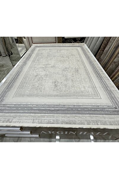 Kumru Bambu Halı %100 / Gri Halı Argın Halı