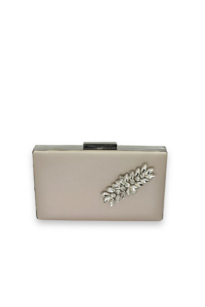 Generic Brand Ten Nude Evening Dresses Bag Stone Embellished Anti-Scratch Sat...