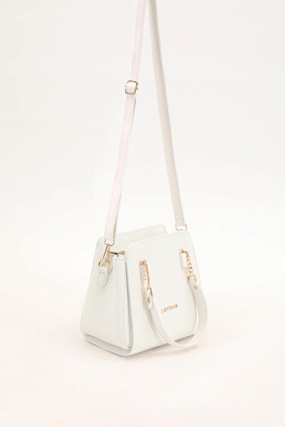 Levidor Τσάντα με λευκή υφασμάτινη εμφάνιση