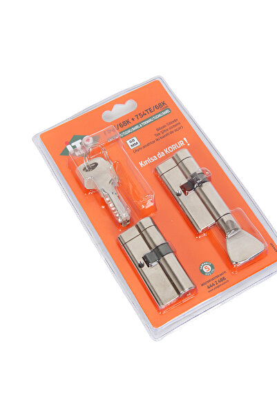 İto (Lock Basket) Ito Trapped Twin Barrel Open Each Other Set 68mm Steel Door Lock