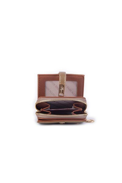 Nas Bag Nero Color Women's Wallet - Small Size, Card Holder, Coin and Photo