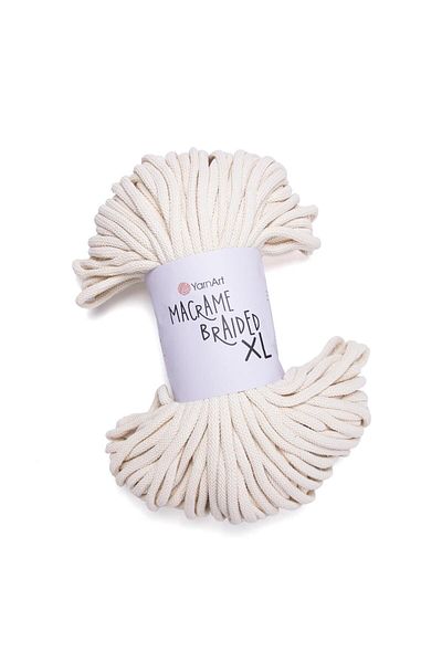 Yarnart MACRAME BRAIDED XL - ΚΡΕΜΑ ΣΧΟΙΝΙΟΥ ΜΑΚΡΑΜΕ-752
