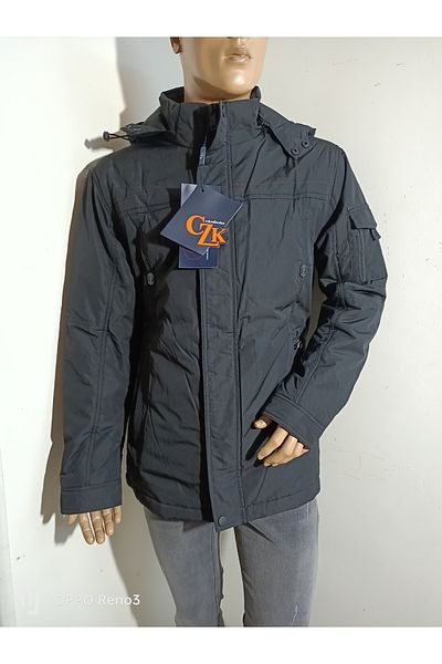 CZK Plus Size Coat with Fur Inside and Hoodie